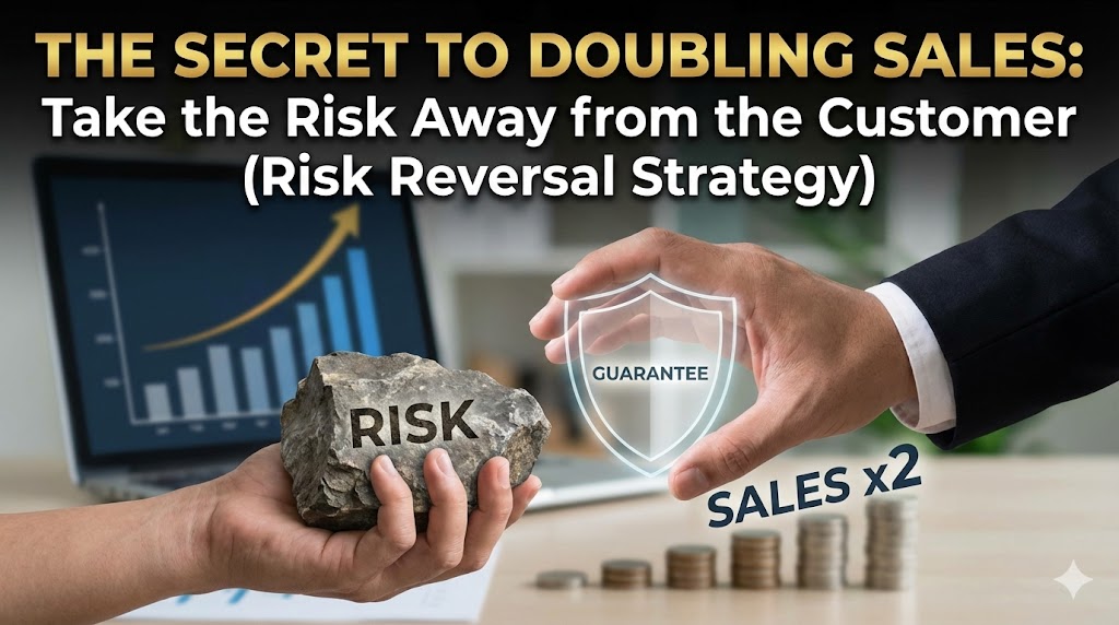 The Secret to Doubling Sales: Take the Risk Away from the Customer (Risk Reversal Strategy)